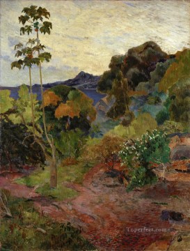 Paisaje de Martinica Paul Gauguin Pinturas al óleo